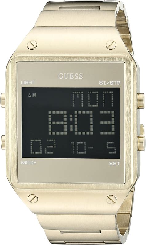 reloj guess digital u0596g3 dorado original|GUESS® RELOJ DIGITAL DE ACERO Mujer.